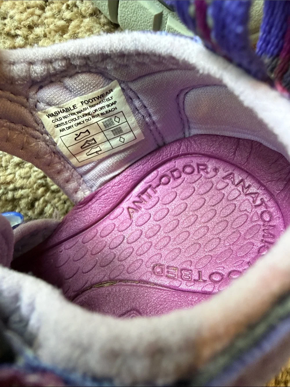 Keen | Girls' Purple Multi-Striped Closed-Toe Sandals